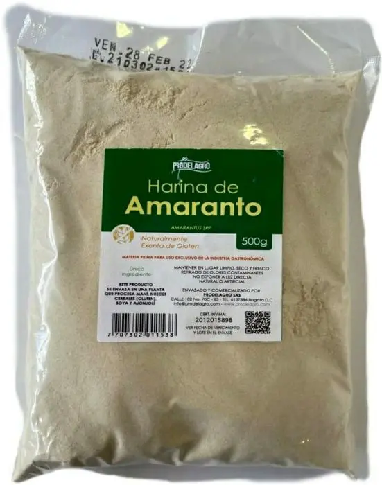 HARINA DE AMARANTO PRODELAGRO 500 G UND