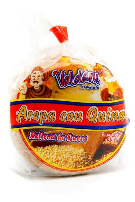 AREPA QUINUA VALDANI  450 GR UND