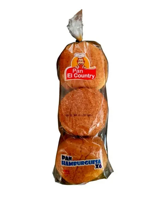 PAN HAMBURGUESA EL COUNTRY 370 GR UND