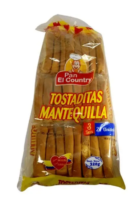 TOSTADAS MANTEQUILLA EL COUNTRY 320 G UND