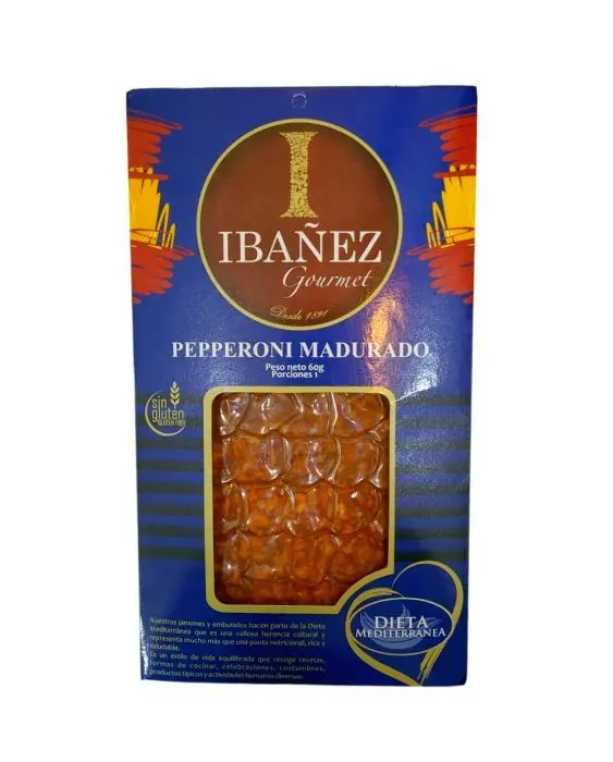 PEPPERONI MADURADO IBANEZ 60 G UND
