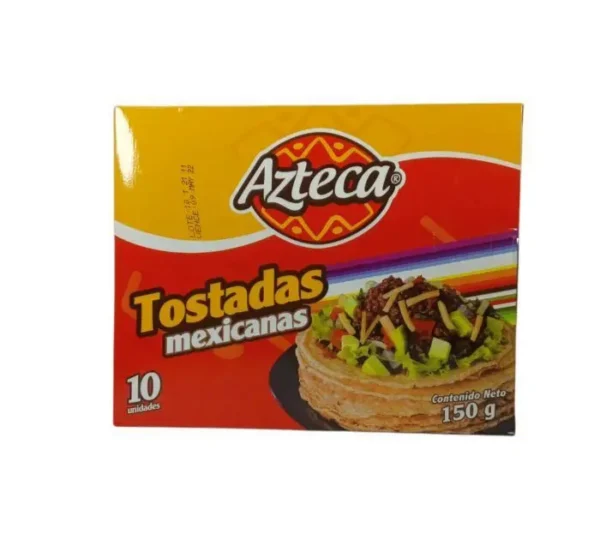 PASABO TOSTADAS MEXICANAS AZTECA 150 G UND
