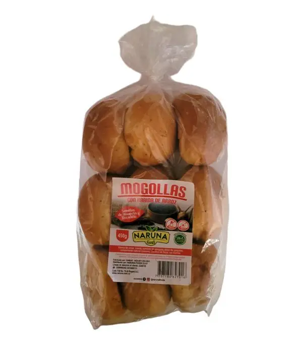 MOGOLLA DE ARROZ NARUNA FOODS 450 G UND