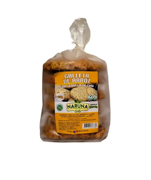 GALLETA ARROZ SEMILLA CHIA NARUNA CHIA UND