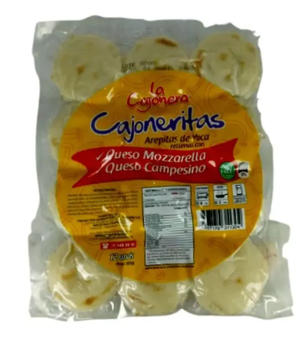AREPA DE YUCA LA CAJONERA CON QUESO 300G UND