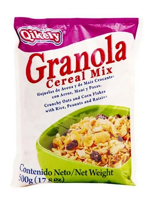 CEREAL GRANOLA MIX QUKELY 500 GR UND