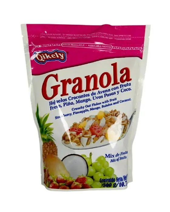 GRANOLA QIKELY MIX FRUTAS 300 GR UND