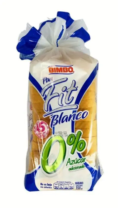 PAN TAJADO BIMBO FIT BLANCO 350 G UND