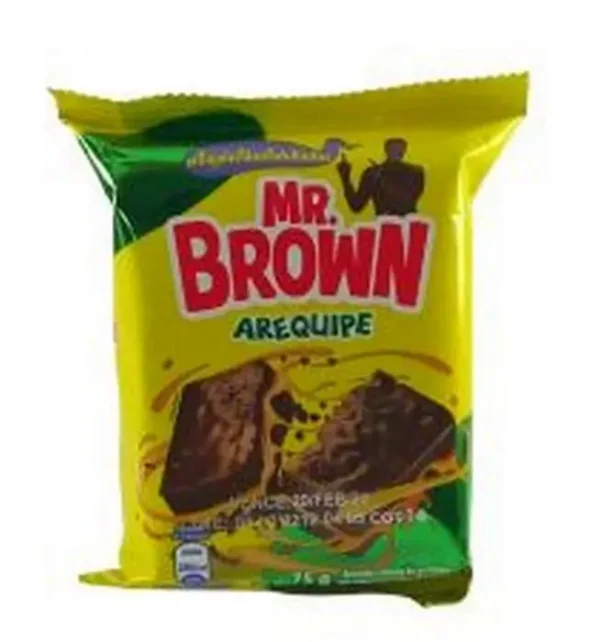 BROWNIE MR BROWN AREQUIPE 75 G UND