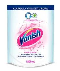QUITAMANCHAS VANISH BLANCO DP 1800 ML UND
