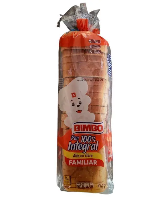 PAN  INTEGRAL BIMBO 650 GR UND