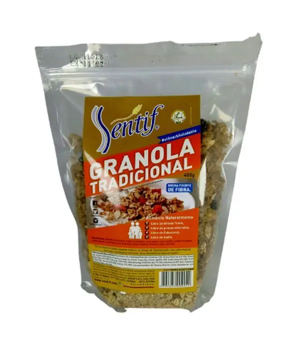 GRANOLA TRADICIONAL GLUTENCO 500 GR UND