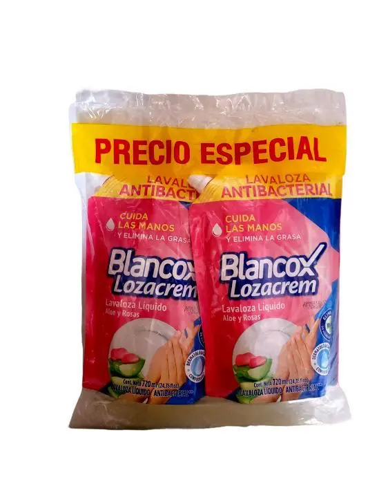 LAVALOZA LIQ ROSAS BLANCOX DUO 720 ML UND