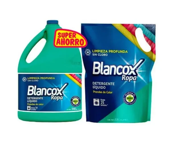 DETERG LIQ BLANCOX ROPA COLOR 3800+1800 UND