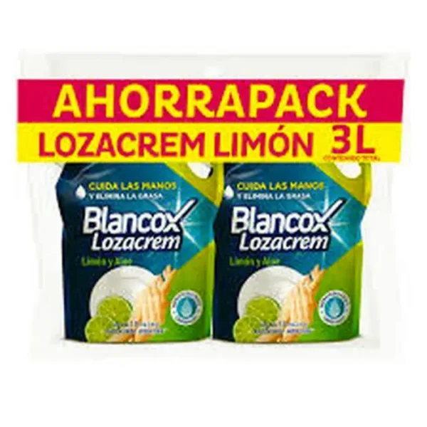 LAVALOZA LIQ LIMON ALOE BLANCOX 1500 ML 2 UND