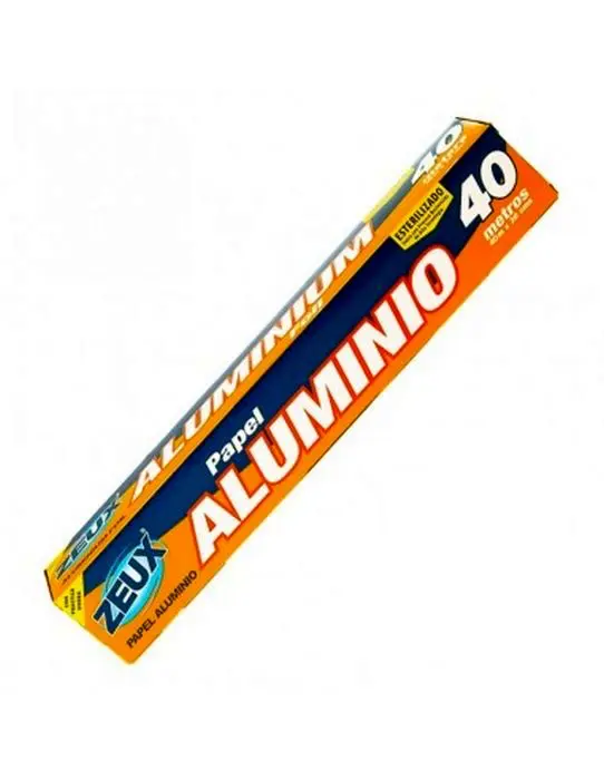 PAPEL ALUMINIO ZEUX 40 M UND