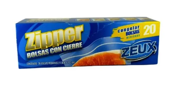 BOLSA ZEUX ZIPPER MEDIANAS CIERRE 20 UND