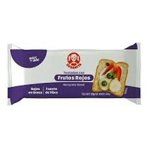 TOSTADAS FRUTOS ROJOS SUSANITA 125 G UND