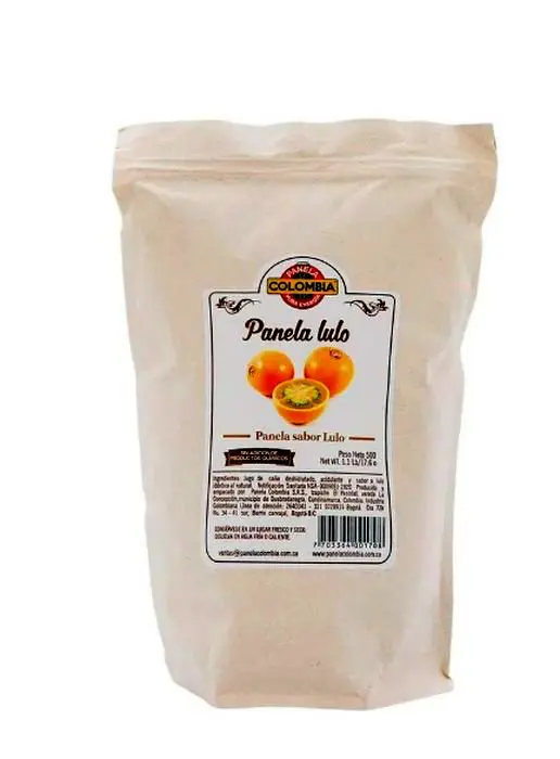 PANELA EN POLVO LULO COLOMBIA 500 G UND