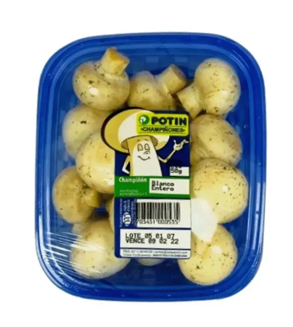 CHAMPINON ENTERO POTIN 250 G UND