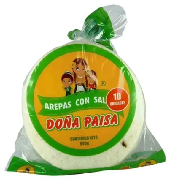 AREPA CON SAL DONA PAISA 10  900 GR UND