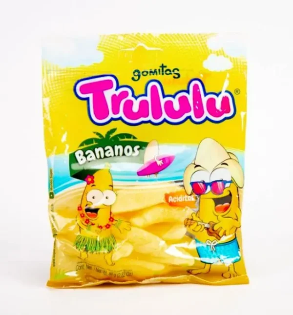 GOMITAS BANANOS ACIDITOS TRULULU 80 G UND