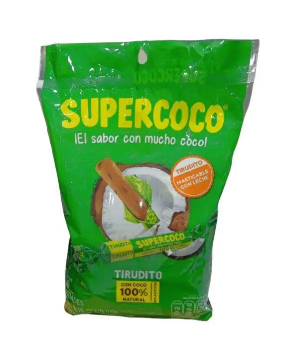 DULCE SUPER COCO TIRUDITO 400 G 50 U UND