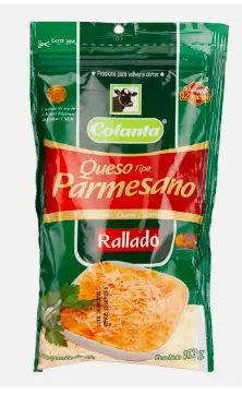 QUESO PARMESANO COLANTA RALLADO 100 G UND
