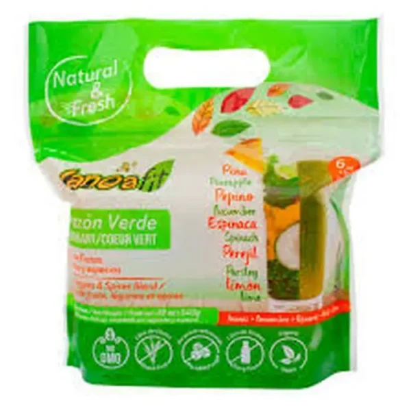 PULPA FRUTA CORAZON VERDE CANOAFIT 90 G UND