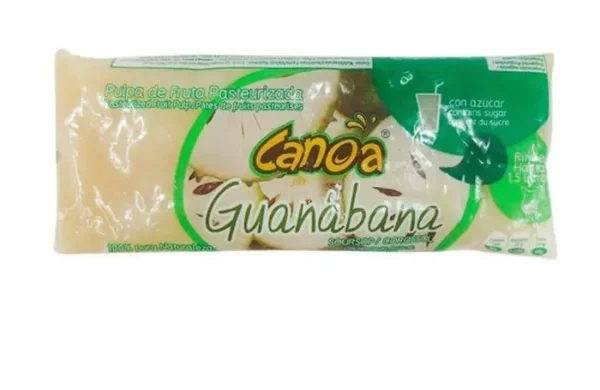 PULPA DE FRUTA GUANABANA PAS CANOA 230 G UND