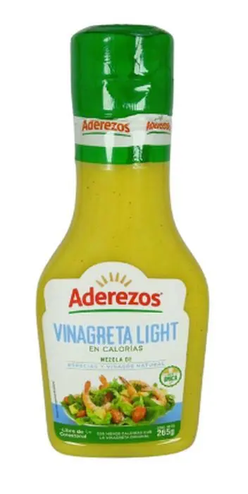 VINAGRETA ADEREZOS LIGHT 255 G UND