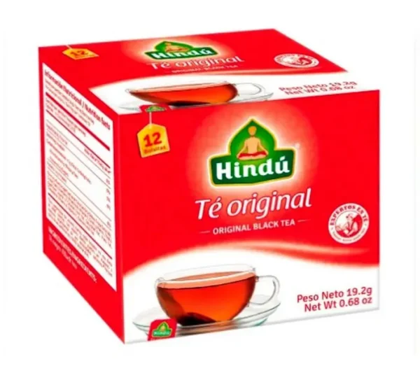 TE NEGRO HINDU 12 BOL CAJA 19.2 GR UND