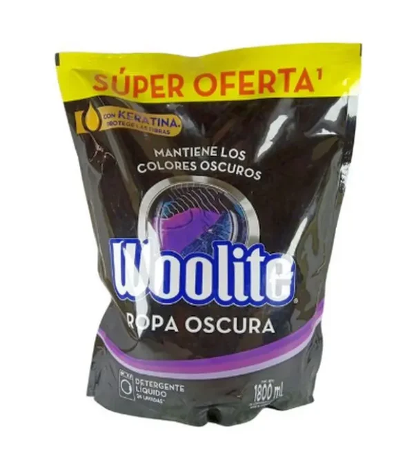 DETERG LIQ WOOLITE ROPA OSCURA DP 1800ML UND