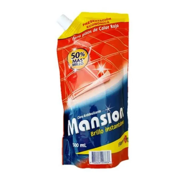 CERA PISOS ROJOS FLORAL MANSION 500 ML UND