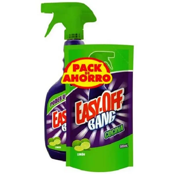 QUITAGRASA EASY-OFF BANG SPRAY+REP 1000 UND
