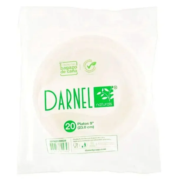 PLATO ECOLOGICO DARNEL GRANDE 20 UN UND
