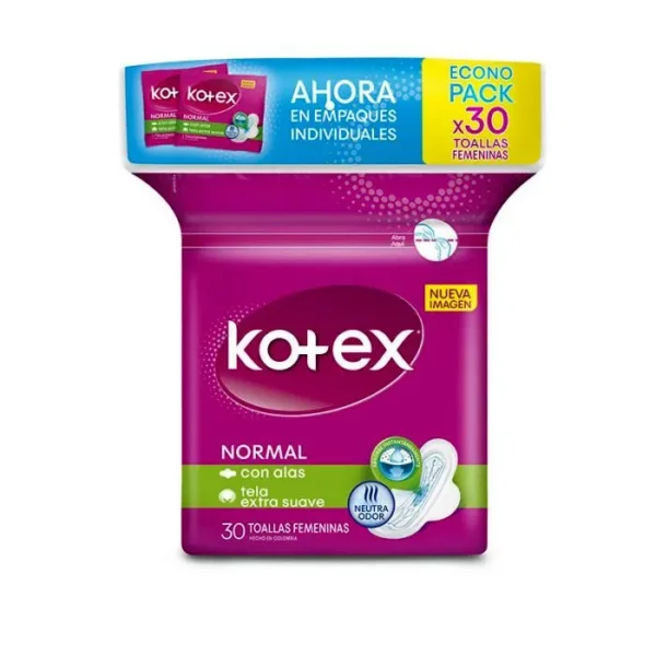 TOALL HIGIE KOTEX NORMAL 30 U UND