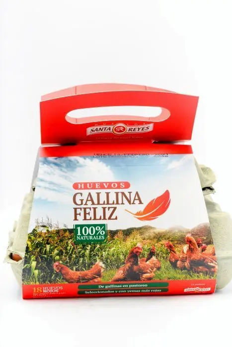 HUEVOS CRIOLLOS GALLINA FELIZ 18 U UND