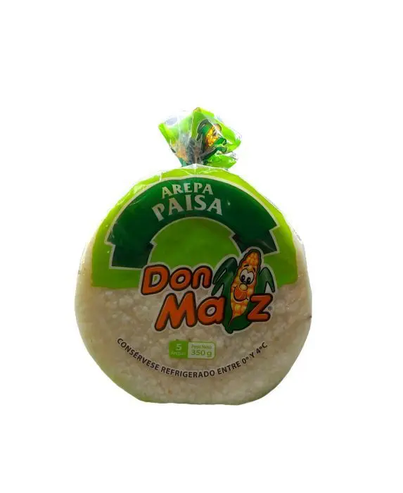 AREPA PAISA DON MAIZ  5  350 GR UND