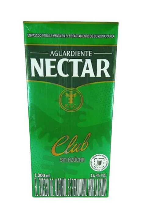 AGUARDIENTE NECTAR VERDE CAJA LT UND