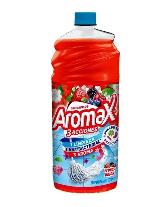 LIMPIA PISOS AROMAX FRUTOS ROJOS 1000 ML UND