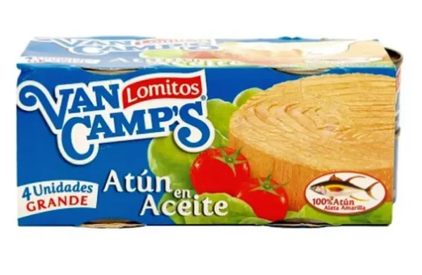 ATUN LOMI ACEITE VAN CAMPS 160 GR 4 UND
