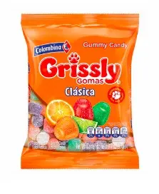 GOMITAS COLOMBINA GRISSLY CLASICA 72 G UND