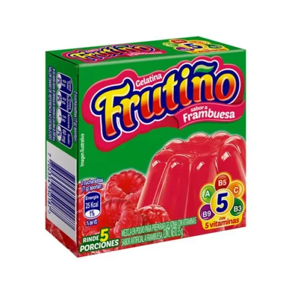 GELATINA FRUTINO FRAMBUESA 35 G UND