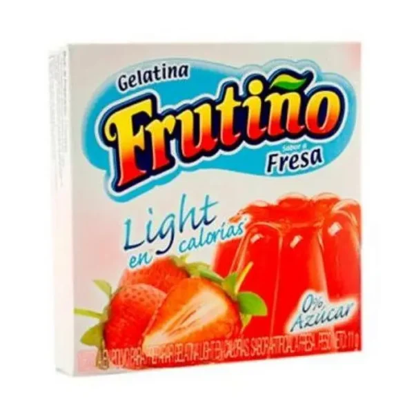 GELATINA FRUTINO 0 AZUCAR FRESA 11.5 G UND