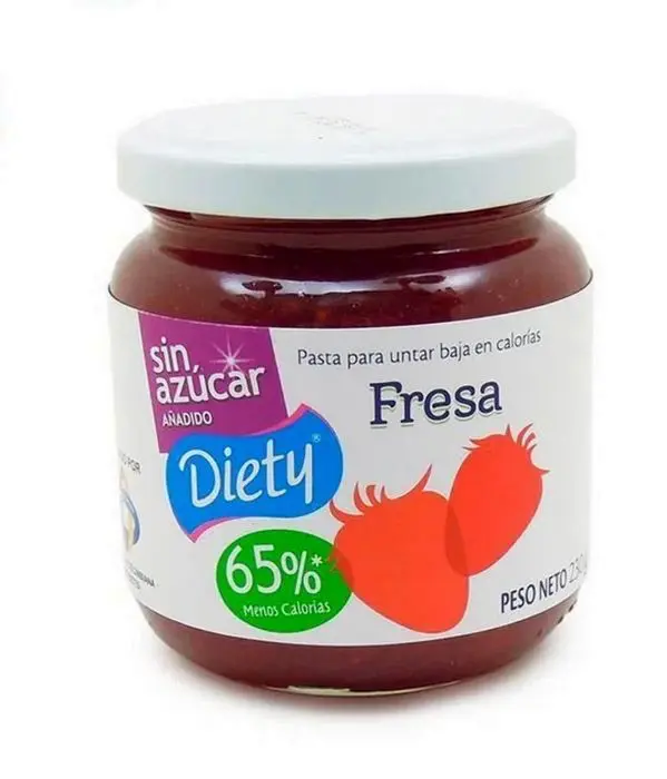 MERME FRESA CON STEVIA DIETY 230 G UND