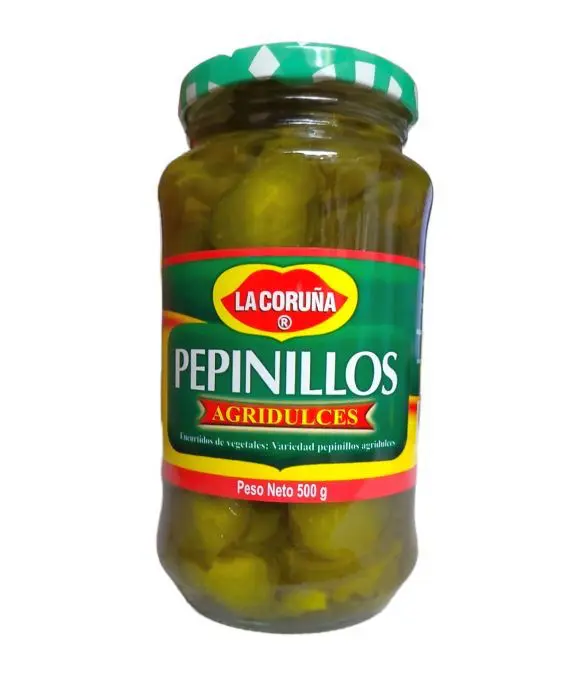 PEPINILLOS AGRIDULCE LA CORUNA 500 G UND