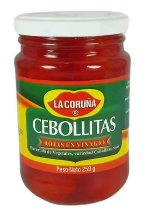 CEBOLLITAS ROJA/VI LA CORUNA 250 GR UND