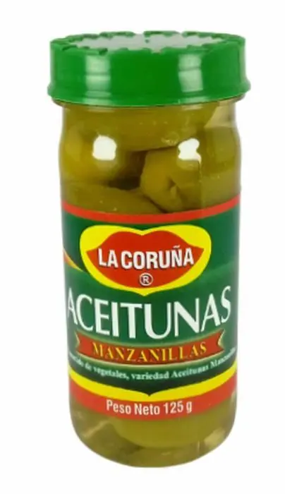 ACEITUNAS MANZANILLA LA CORUNA 125 GR UND