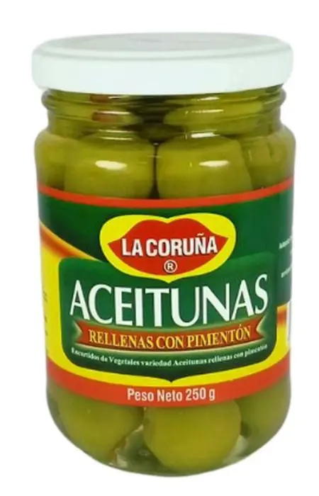ACEITUNAS RELLE LA CORUNA 250 GR UND